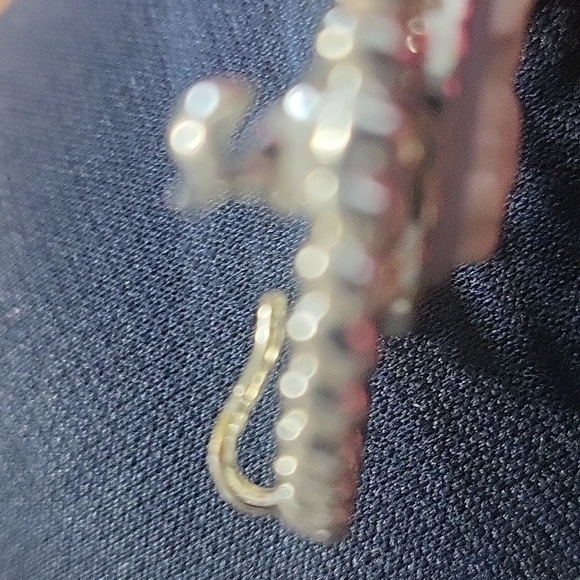 Vintage Sarah Coventry Blue White Oval Cameo Brooch Pendant Filagree Signed - Picture 5 of 5